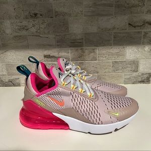 Nike Air Max 270 Barely Rose Stone Mauve Women’s 10 Sneaker Pinks